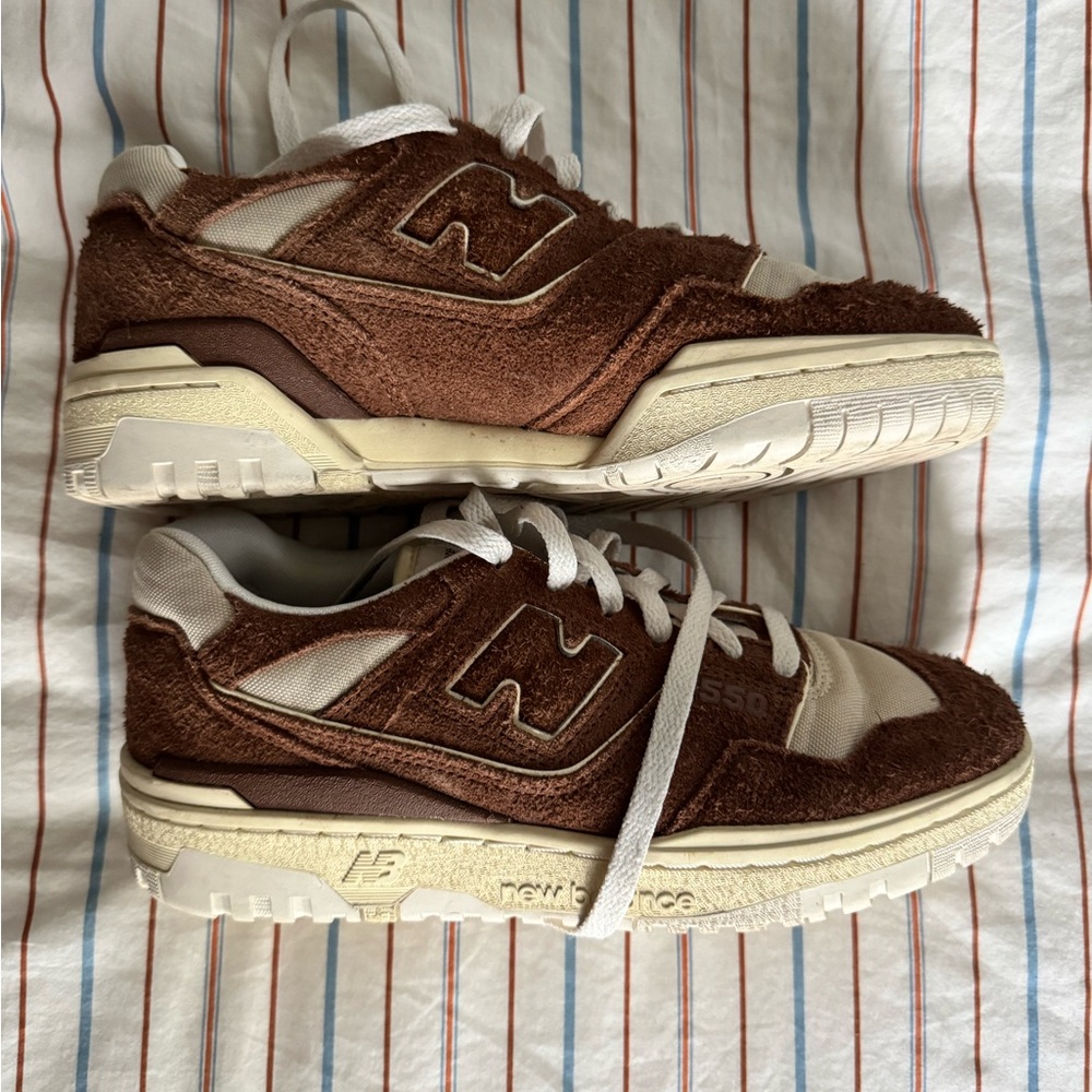 New Balance 550 Aime Leon Dore sneakers. Suede material. men’s 7 women 8.5